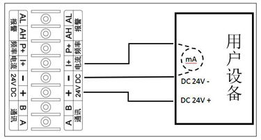 渦街流量計(jì)接線(xiàn)示意圖